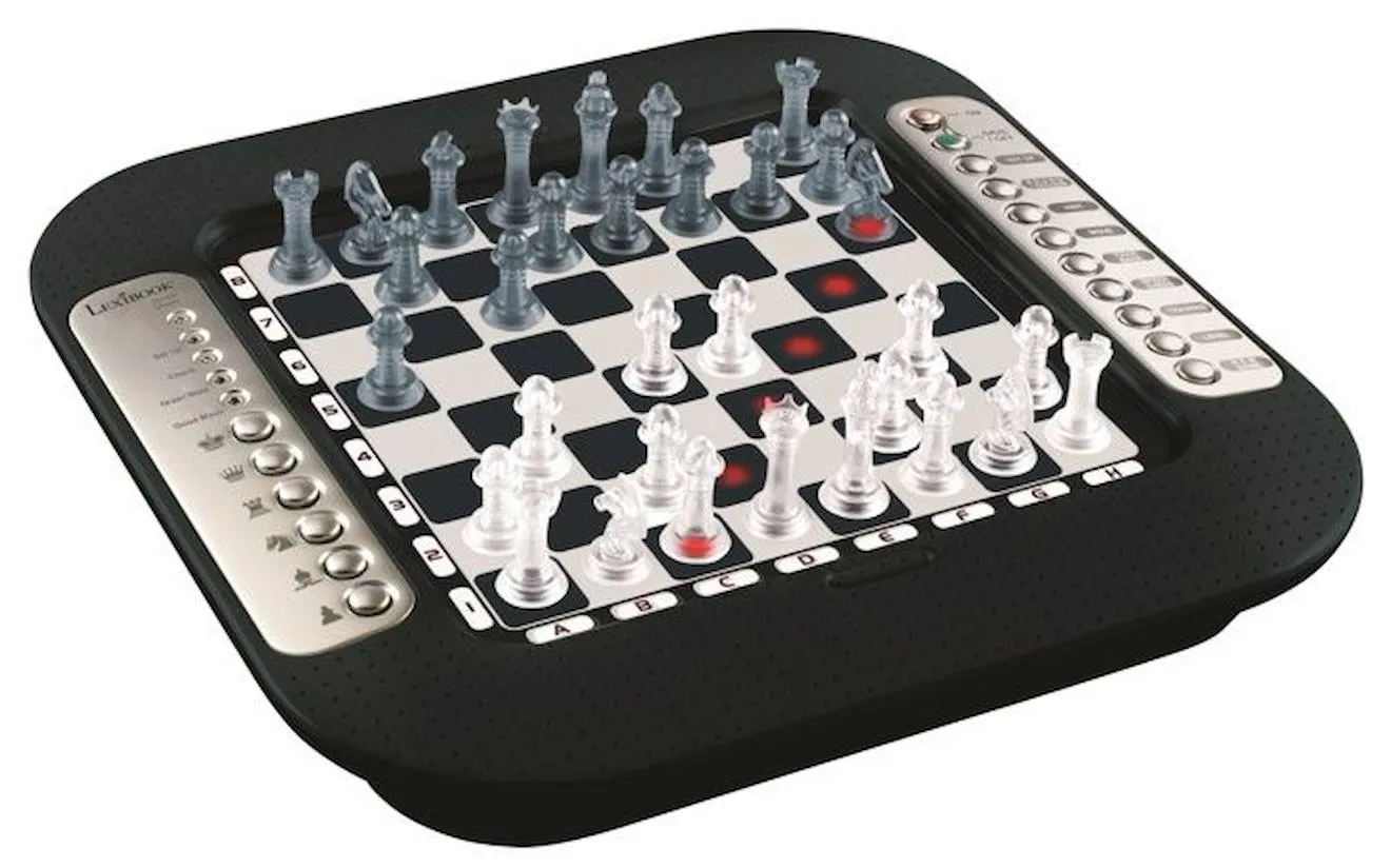 Jeu d'échecs électronique ChessMan® FX - LEXIBOOK - Noir et argenté - Effets lumineux - 64 niveaux de difficulté noir - Lexi