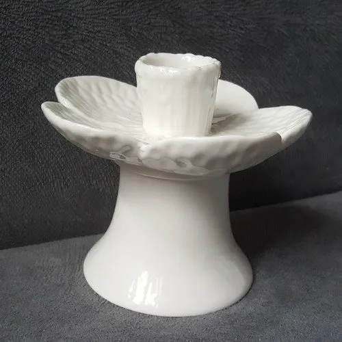 Moule silicone bougeoir fleur jonquille porte-encens support bougie candle holder pour plâtre cire savon résine argile ciment k3