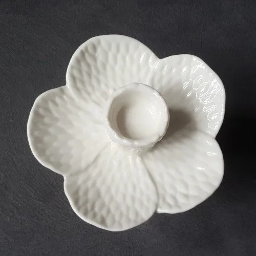 Moule silicone bougeoir fleur jonquille porte-encens support bougie candle holder pour plâtre cire savon résine argile ciment k3